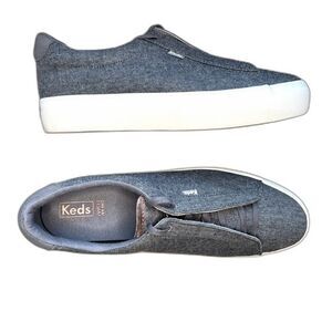 Keds Rise Metro Denim Blue Lace Up Sneaker Shoes Women’s Size 11 Athleisure